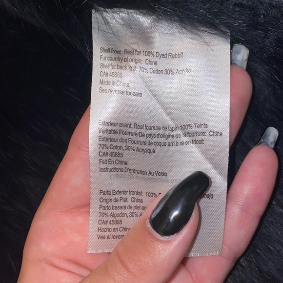 🛑SOLD🛑 MICHAEL Michael Kors Rabbit Fur Vest - Picture 3 of 3